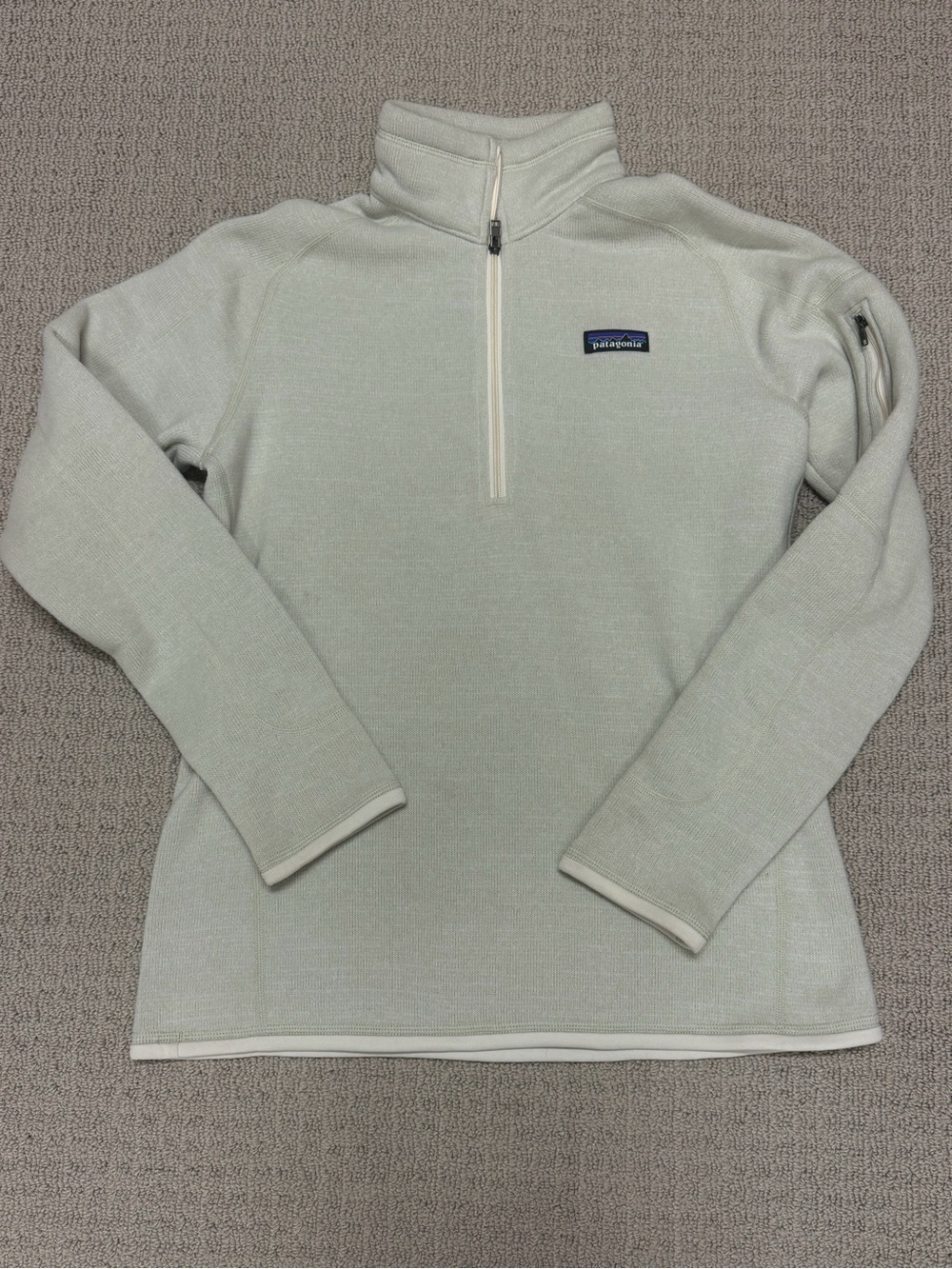 Patagonia Women's Cream Quarter-Zip Pullover